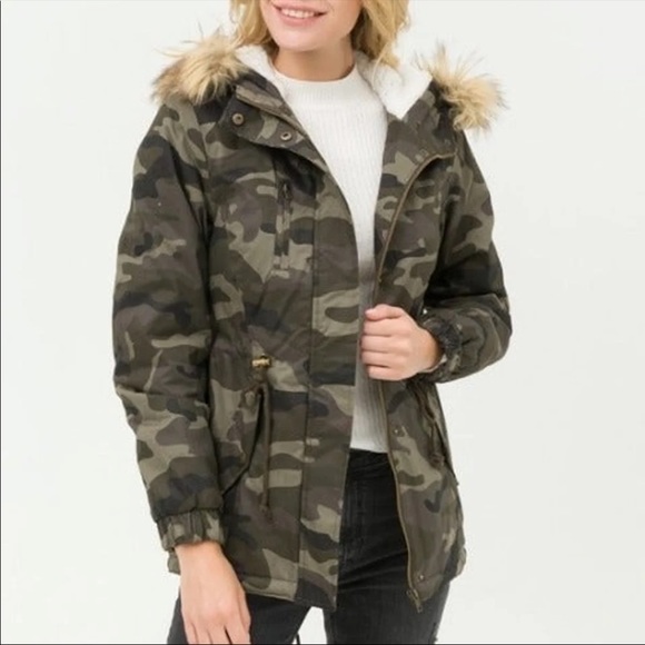 Camo Winter Coat - Picture 2 of 11